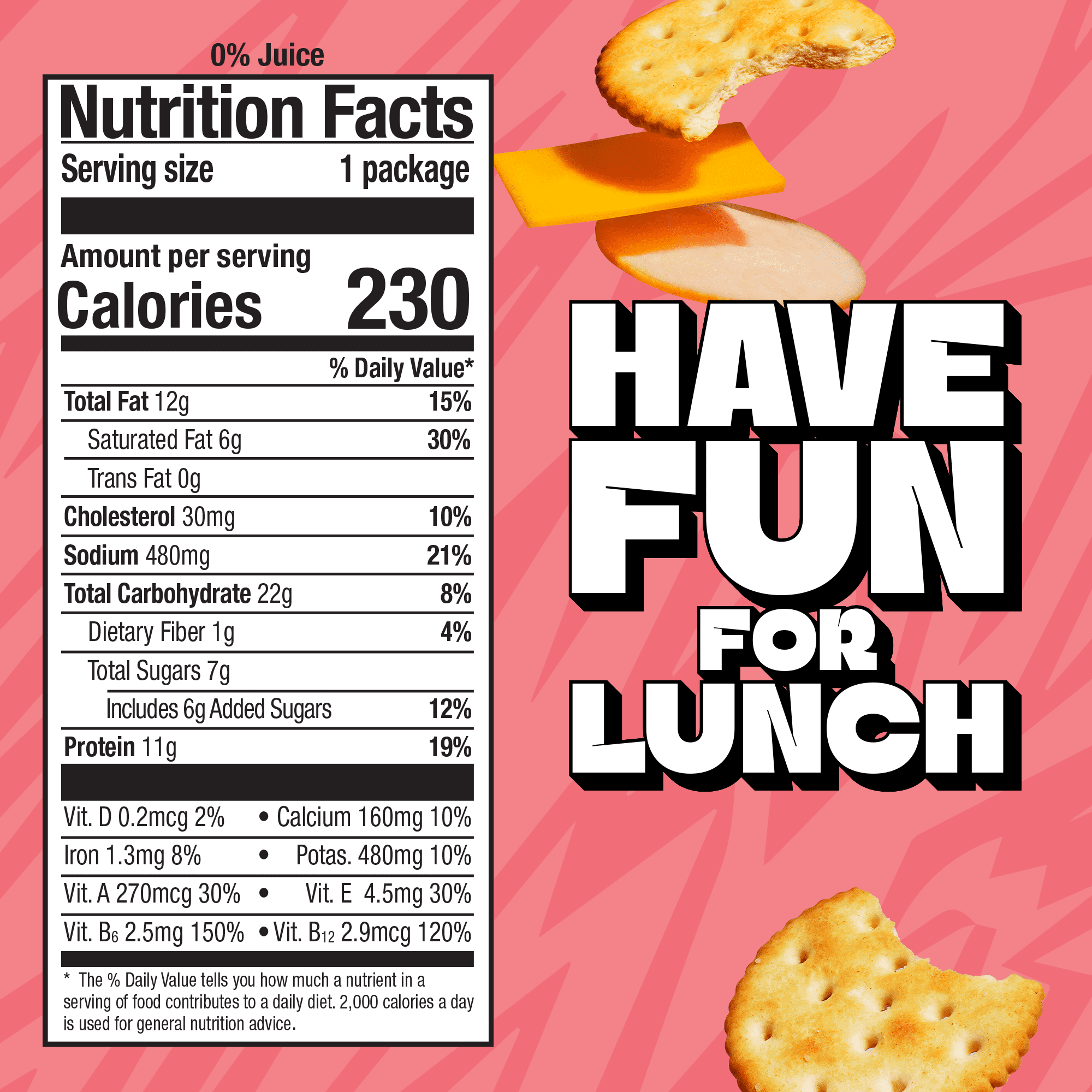 LUNCHLY Meal Kit, Turkey Stack 'Ems with Feastables Chocolate and Prime Hydration, 11g Protein, Refrigerated, 1 Meal Kit