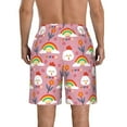thumbnail image 3 of Naloa Cartoon Chicken Men's Beach Shorts, Surfing shorts, Swim trunks, Quick Dry Swim Trunks for Surfing Beach Fun - Medium, 3 of 9