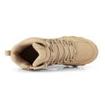 thumbnail image 2 of YOURDIARY Men's Military Tactical Work Boots with Side Zipper, Desert Combat, Army Jungle, Outdoor Hiking Boots, 2 of 9