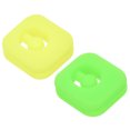 thumbnail image 1 of Uxcell Tennis Vibration Dampener, 2 Pack Square Shock Absorber Yellow, Green, 1 of 6