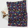 thumbnail image 6 of Pofeuu rainbow color Skull mushroom Print Puppy Blanket,Dog Blankets,Pet Blanket Cozy Cat Blankets for Indoor Cats, Fuzzy Pet Blanket for Kitten Doggy Dog Blankets-Medium, 6 of 8