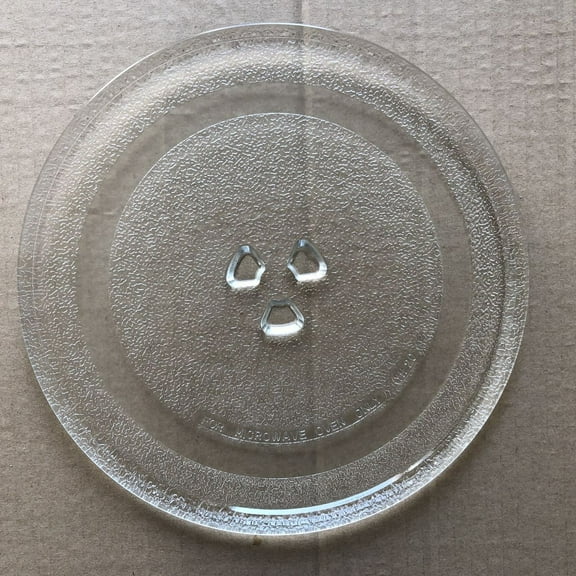 EXHUMKY Glass Microwave Turntable Plate Replacement, Compact and for Even Heat Distribution and Enhanced Cooking Performance