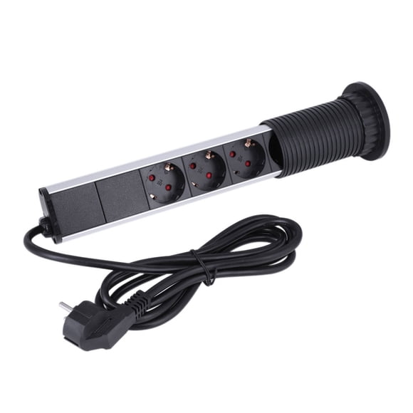 ZPSHYD Prise Popup, 250V Prise de Courant de Tension Électrique Prise de Travail Bureau Maison Pull USB Prise Popup Prise UE Prise de Courant de Bureau