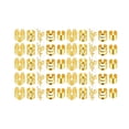 thumbnail image 1 of Clips para trenzas, accesorios ajustables para rastas, joyas para el cabello, anillos para el cabello Oro 50 piezas, 1 of 8