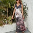 thumbnail image 3 of Vestido De Noche De Lujo Sin Mangas Para Mujer, Fox Vestido De Fiesta, 3 of 5