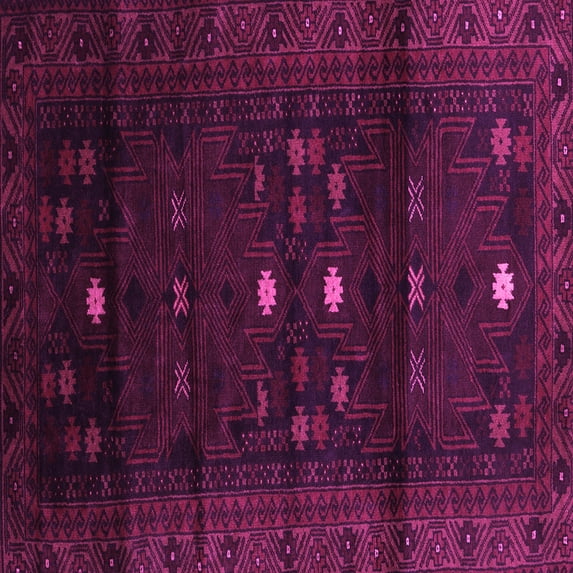 Ahgly Company Indoor Square Persian Pink Traditional Area Rugs, 5' Square