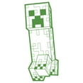 thumbnail image 2 of Men's Minecraft Creeper Outline Graphic Tee White 3X Large, 2 of 5
