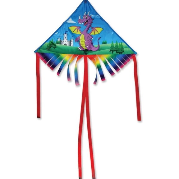 Premier Kites 28 Fringe Delta Kite - Dragon
