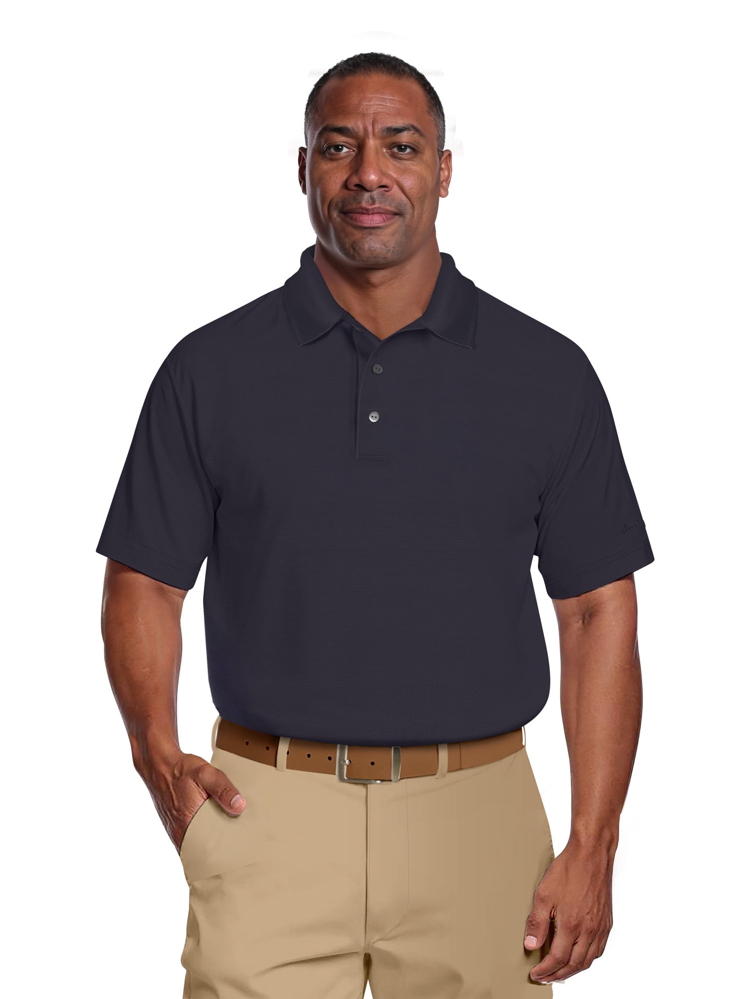 Ben Hogan Performance Men's & Big Men's Easy Care Solid Short Sleeve Golf Polo Shirt, up to 5XL