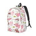 thumbnail image 2 of Balery Cow And Pig Vintage Canvas Backpack for Men and Women - Large Capacity, Durable Travel Laptop Bag for School, Work, Hiking, and Outdoor Activities-Small, 2 of 7