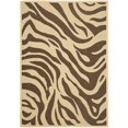 thumbnail image 2 of Transitional Rug - Courtyard 6000 Polypropylene -Cream/Chocolate Style-B-Color:Cream/Chocolate,Design:Transitional,Shape:Accent,Size:2' 8''L x 1' 8''W, 2 of 3