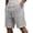 Gray, variant on Corduroy Shorts Men Summer Baggy Vacation Surf Casual Big and Tall Drawstring Shorts Gray,S