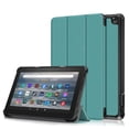 thumbnail image 1 of For All-New Fire 7 Fire7 2022 Case Folding Stand Magnetic Hard PC Back Cover for Amazon Fire 7 2022 Tablet Case 12th Generation Dark Green Fire 7 2022 12th Gen, 1 of 6