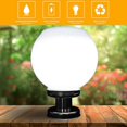 thumbnail image 2 of Solar Post Light Solar Powered Light Garden Fence Decorative Lamp (White Light), 2 of 3