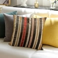 thumbnail image 3 of BANET Grey Striped Throw Pillow Cover Zippered Pillowcase for Sofa Couch Bedroom Living Room Home Decoration White, 3 of 5