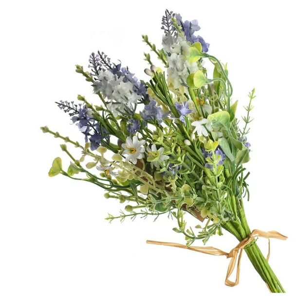 Artificial Lilac and Pearl Floral Pick, 12Inch