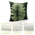 thumbnail image 4 of Nawypu  Green Plants Decorative Throw Pillow Cover Square Pillow Cases Outdoor Sofa Couch Home Bed Decor Cushion Covers, 4 of 5