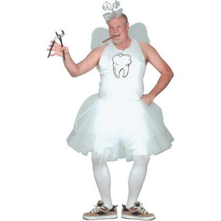 Tooth Fairy Adult Plus Halloween Costume, Size: Up to 300 lbs - One