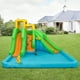 thumbnail image 4 of Parque Acuático Inflable Costway con Dos Toboganes y Pared de Escalada Multicolor 400 x 361 x 255 cm, 4 of 9