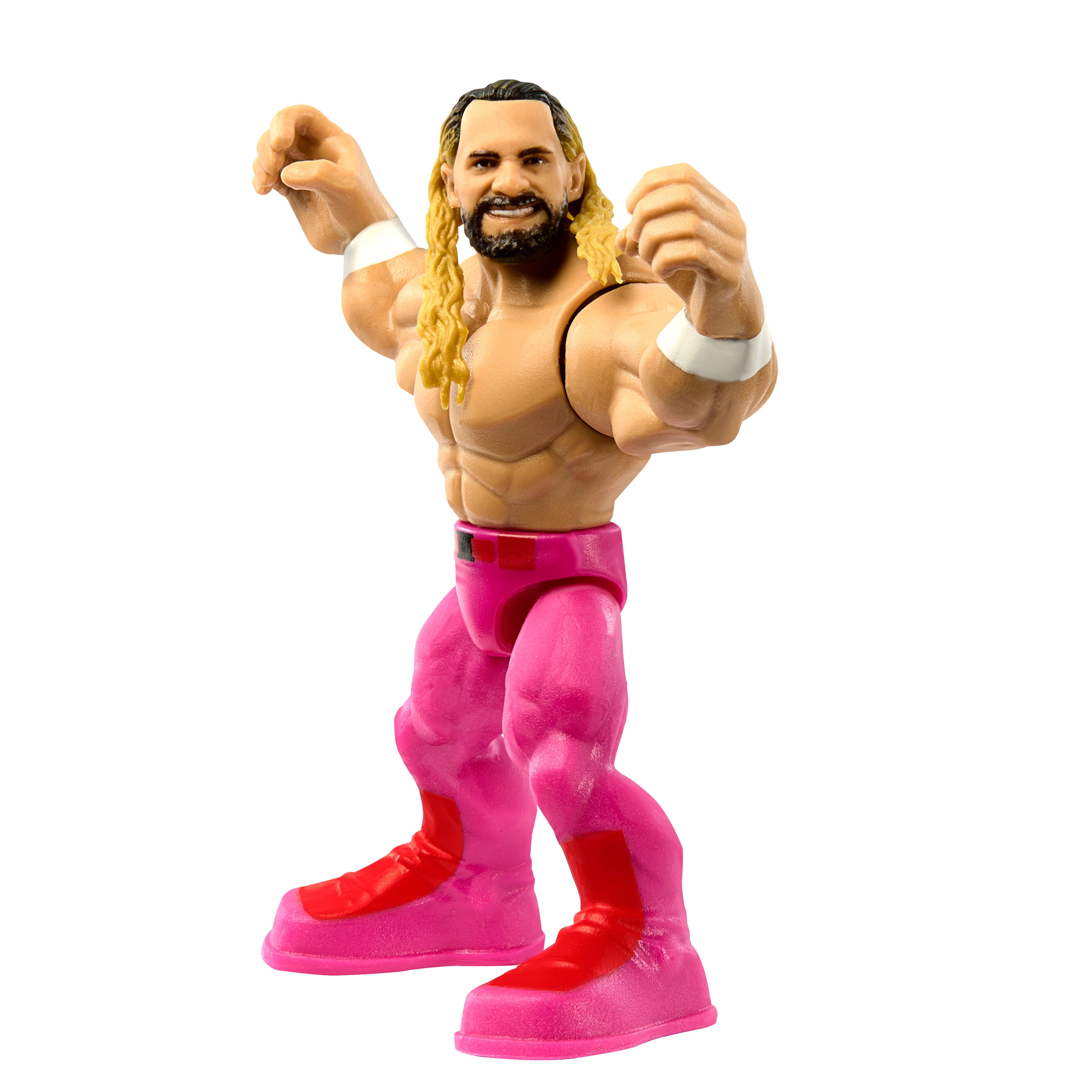 WWE Knuckle Crunchers Seth Rollins Action Figure & Accessories, Bone-Crunching Movement, 3.25-inch