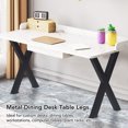 thumbnail image 3 of Patas De Mesa De Comedor De Metal, Patas De Mesa De Escritorio De Comedor De Metal De Altura Ajustable, 28 Pulgadas, Estilo Industrial Sin Rayones, A Prueba De Herrumbre Para, 3 of 7