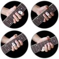 thumbnail image 3 of 40 protectores de punta de dedo, 5 tamaños de tapas de dedo de ukelele, para guitarra Afortunado Sencillez, 3 of 5