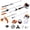 Orange 50, variant on 10 in 1 Multi-Functional Trimming Tool 52cc 2-Cycle Gas Garden Tool System with Pole Saw Hedge Trimmer Grass Trimmer Brush Cutter EPA Compliant Orange Plastic