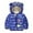 Dinosaur Navy, variant on Esaierrr Toddler Boys Girls Winter down Jacket with Hooded for 9M-5Y Cartoon Printed Spring Autumn Warm Cotton Coats Zipper Short Outerwear