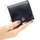 thumbnail image 1 of Cartera portátil Monedero Bolsa Auricures Organizador Paquete Pendientes Titur de de crédito Estuche para auricures para Mujeres Negro Colco Monedero pequeño, 1 of 8