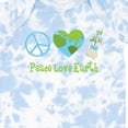 thumbnail image 4 of Inktastic Peace Love Earth Girls Baby Bodysuit, 4 of 5