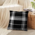 thumbnail image 4 of LALILO Throw Pillow Covers Lumberjack Black And White Trendy Cushion Cover 18" x 18", 2748 Pack, 4 of 6