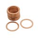 thumbnail image 1 of 20 Pcs 22mm Diámetro Interno Arandelas de Cobre Planas Anillos de Sellado para Autos, 1 of 3
