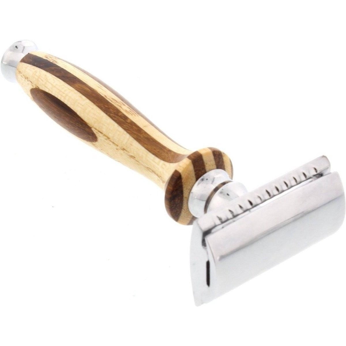 WCS Natural Collection Razor 38WS, Rosewood  and  White Ash-Closed Comb