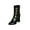 black, variant on Kokiya 1/6 Action Figures High Heel Boots 12" Doll Studded Boots Gifts Costume PU black