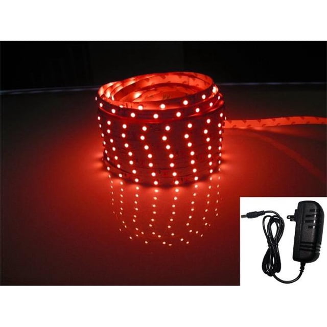 Plug-N-Play Intérieur Rouge Conduit Bande de Lumière Flexible