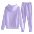 thumbnail image 4 of longantii Track Suits Mens Sweatsuits 2 Piece Set Hoodie and Sweatpants Jogging Suits for Men Casual Running Sweat Suit Sets with Multi-pocket Purple XXL, 4 of 8