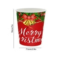 thumbnail image 3 of Christmas Party Supplies 20 Pack Disposable Paper Plates Cups Napkins Tableware Holiday Decorations Festive Dinnerware, 3 of 5