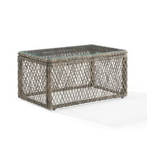 Crosley Furniture Granite Bay Wicker Outdoor Coffee Table