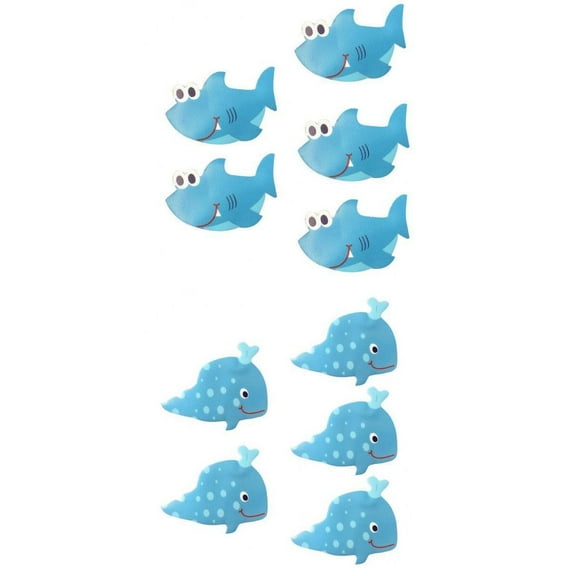 Non-Slip Bathtub Stickers Pack Of 10 Cute Decal Treads,Self Adhesive Slip Appliques For Bath Tub & Shower Surfaces