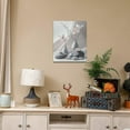 thumbnail image 3 of Zen Wall Art Bathroom Pictures Wall Decor Zen Paintings Canvas Pebble Stone Spa Artwork Grey Blush Modern Home Decorations for Meditation Spiritual Yoga Bedroom Living Room 16"x20", 3 of 7