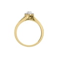 thumbnail image 3 of 1/4 Carat T.W. Diamond 10KT Yellow Gold Marquise-Shape Halo "Empress" Engagement Ring by Keepsake, 3 of 5