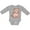 AC-Heather Grey, variant on Inktastic pig Boys or Girls Long Sleeve Baby Bodysuit