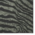 thumbnail image 3 of Safari Black and Grey Tiger/Zebra Animal Print 3' x 5' Non-Skid Area Rug, 3 of 9