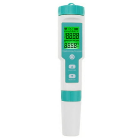 

Tickas Handheld Portable 7 In 1 Total Dissolved Solids EC ORP Salinity S.G Testing IP67 Waterproof ℃/℉ Units Conversion Automatic Compensation