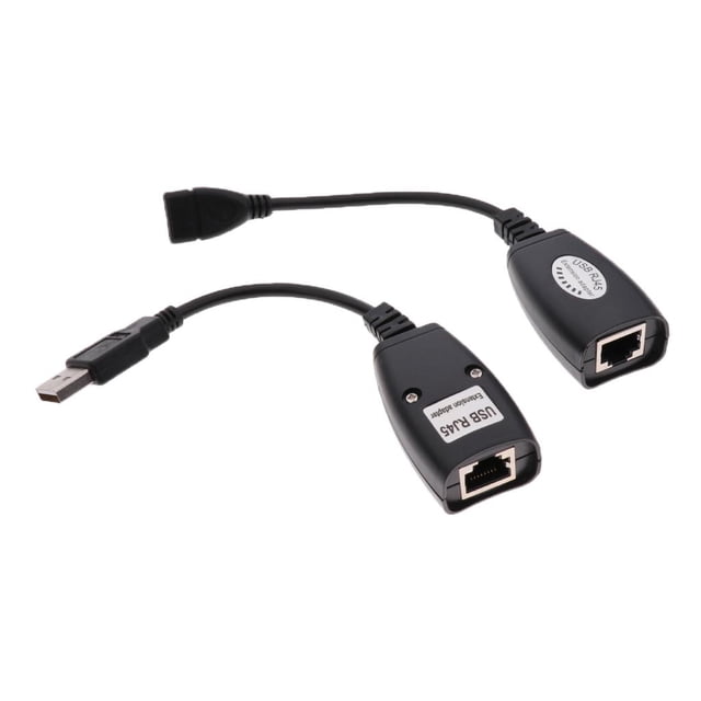 USB2.0 Extensión Adaptador De Amplificador Amplificador Conjunto Baoblaze Extensor de red USB Lan