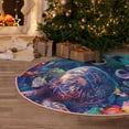 thumbnail image 5 of Sikiie Underwater Turtle Dolphin Octopus Nativity Christmas Tree Skirt, Jesus Christian Winter Holiday Tree Mat Decoration(30-48IN)48", 5 of 6