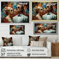 thumbnail image 4 of Designart " Galas Dream Portraits" Surrealism Floater Framed Wall Decor, 4 of 7