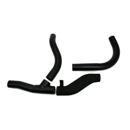 Replica 2 into 1 Black Exhaust Pipe Header Set,for Harley Davidson,by