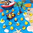thumbnail image 4 of Beth 120pc Mini Resin Animals Assorted Styles Cute Tiny Ducks,Miniature Duck Figures to Hide,Little Animal Bulk for Topper Desk Garden, 4 of 6