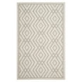 thumbnail image 2 of SAFAVIEH Cottage Lorin Geometric Chevron Indoor/Outdoor Area Rug Ivory/Blue, 6'7" x 9'6", 2 of 8